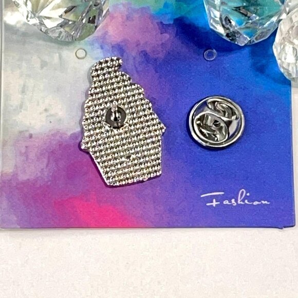 Ice Cream Cup Lapel Pin Hidden Mickey Soft Serve Swirl Food Badge Brooch Pin - Picture 4 of 7